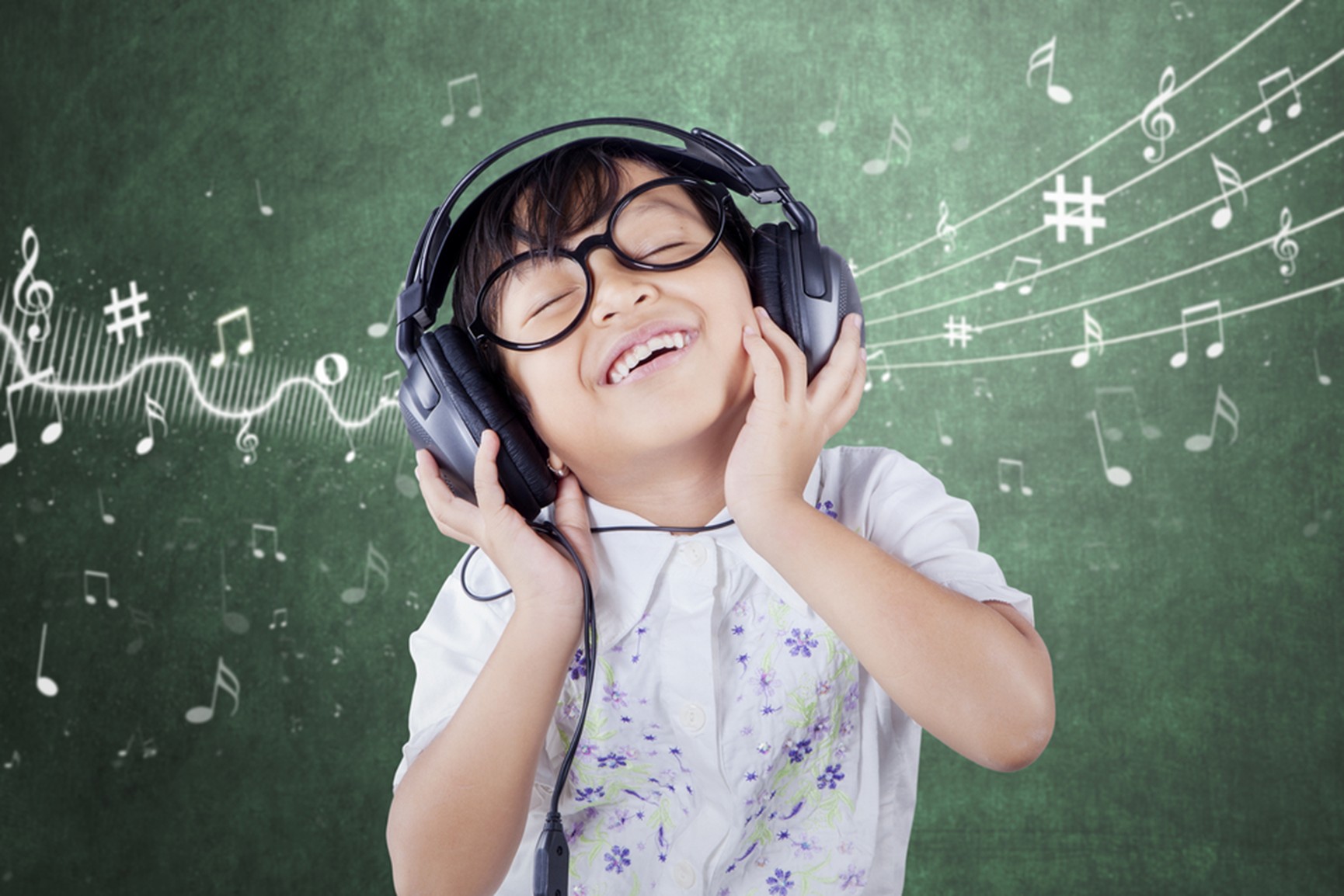 Children are reluctant to open their mouths. Does listening to music help